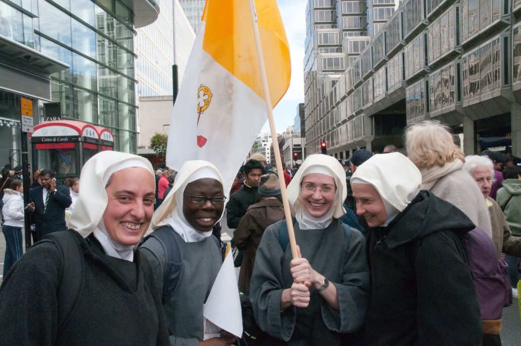 Paus Benedictus XVI droeg vrouwelijke religieuzen een warm hart toe