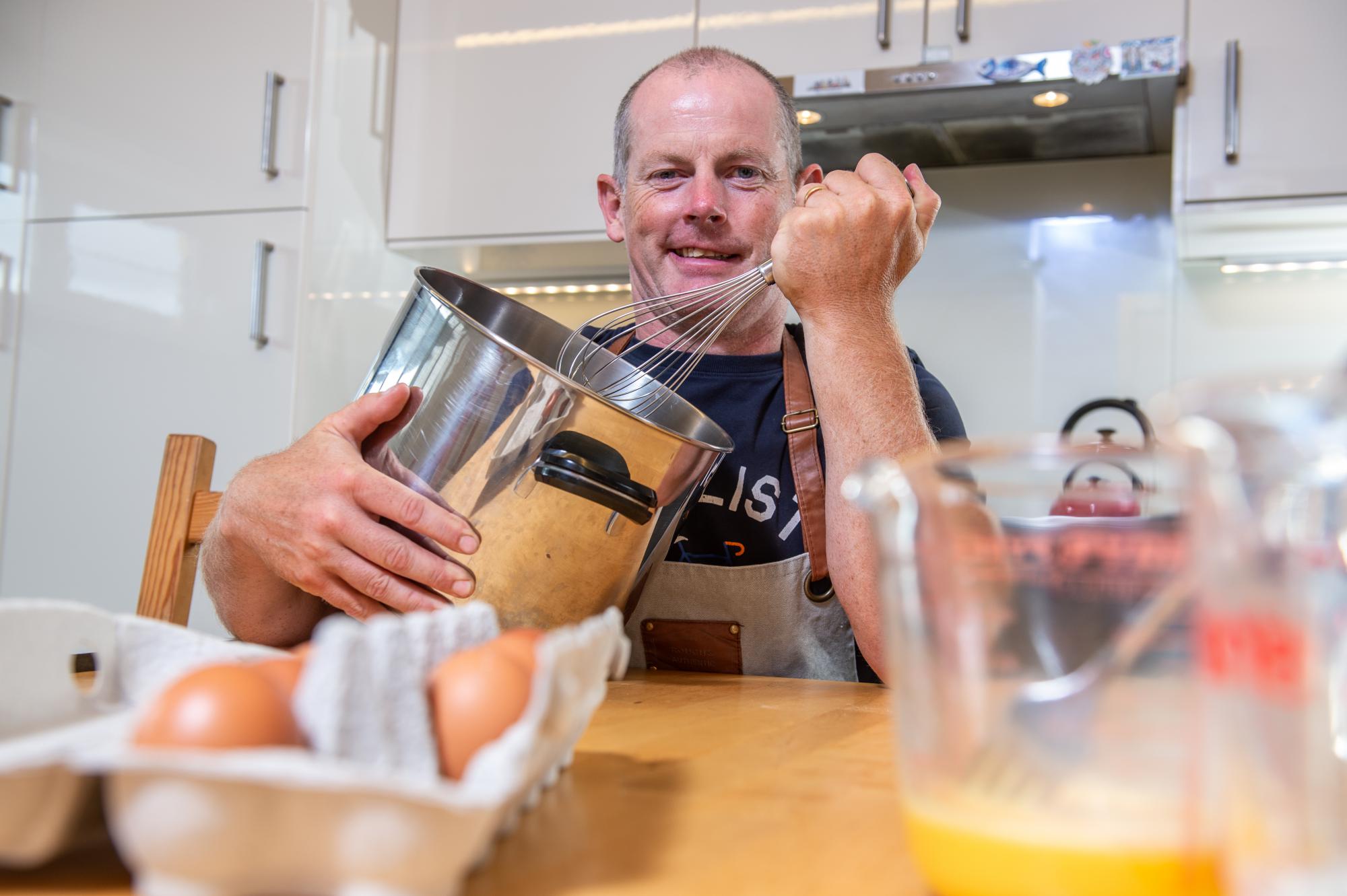 Koen De Cock: ‘Naast het werk maakten we als kookouders altijd veel plezier. Ontspanning moet er af en toe bij zijn.”