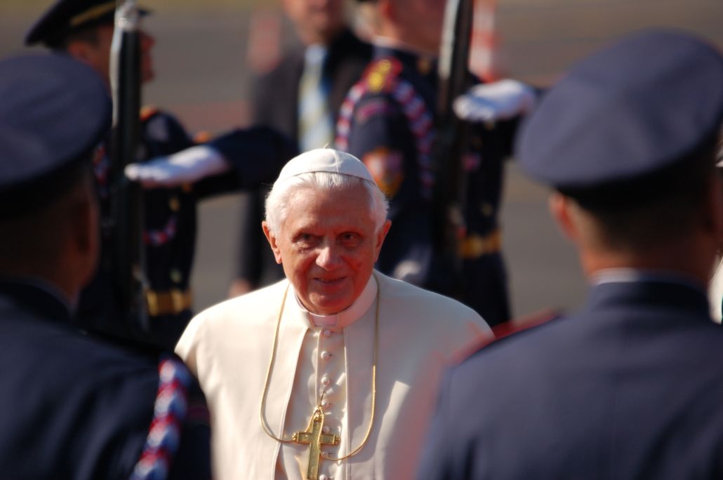 Paus Benedictus XVI werd tijdens zijn pontificaat almaar sterker beveiligd