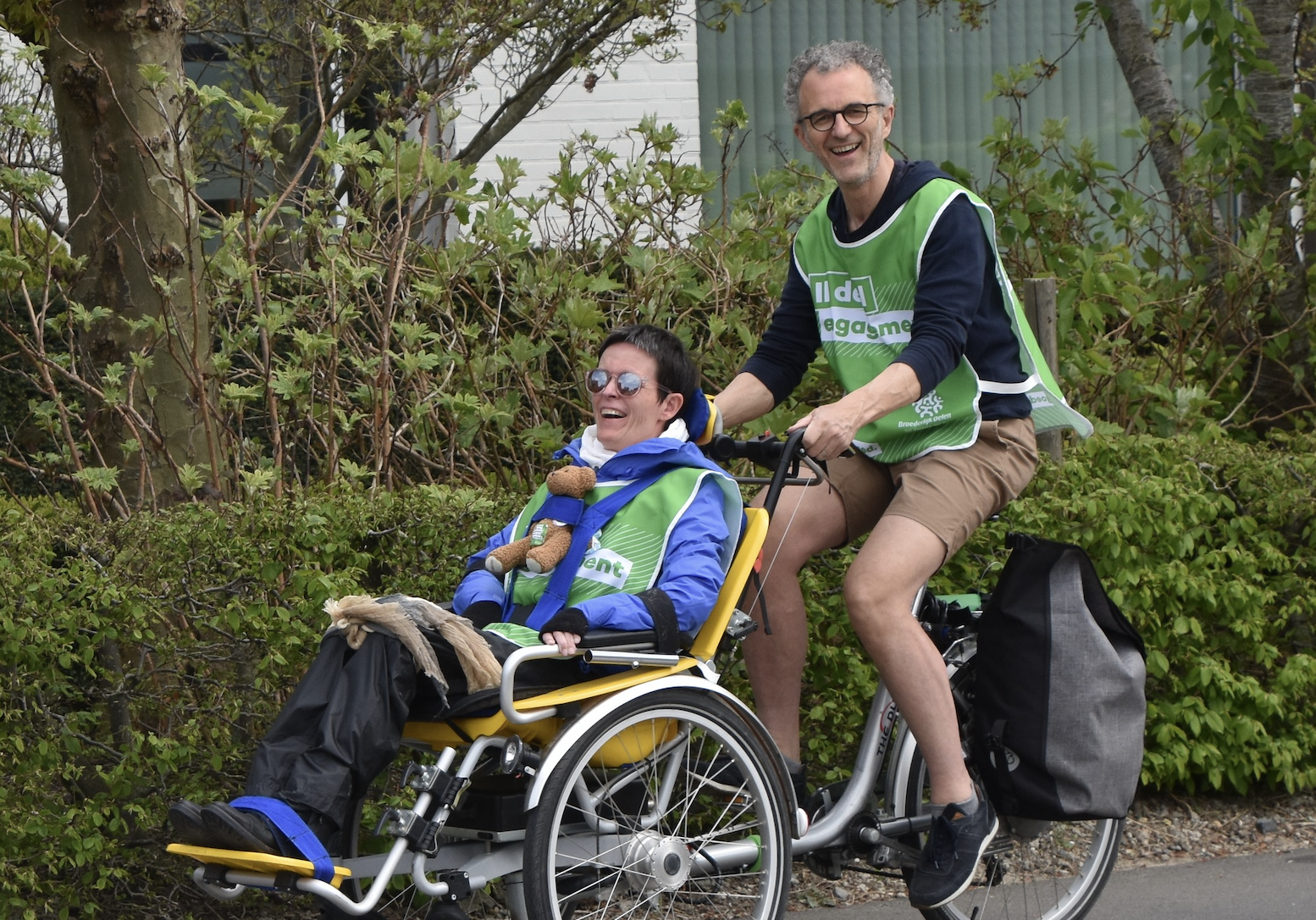 Zoveel goede wil en sympathie van de omgeving doen vanzelf de zon schijnen.