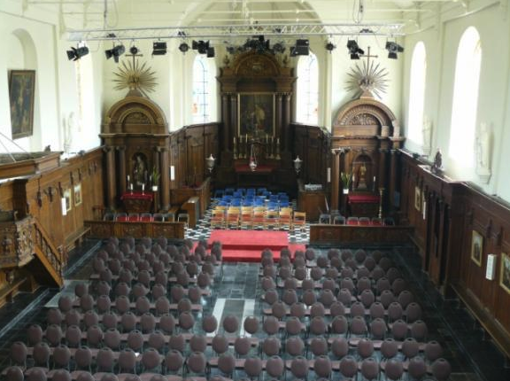 De Sint-Eligiuskerk van Maarke-Kerkem (Maarkedal) werd omgebouwd tot cultuurcentrum Marca.