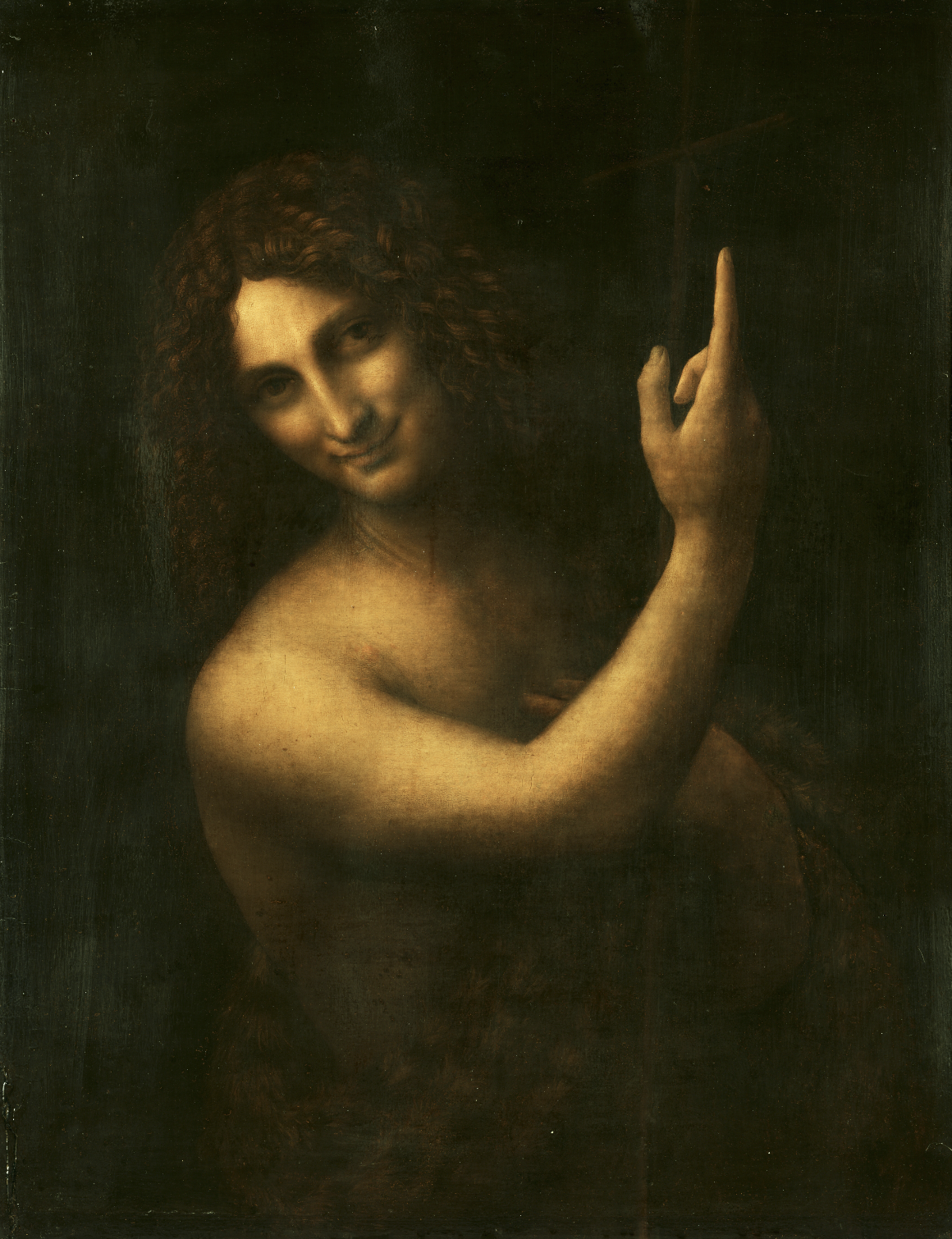 'Johannes de Doper,' het laatste werk van Leonardo da Vinci.