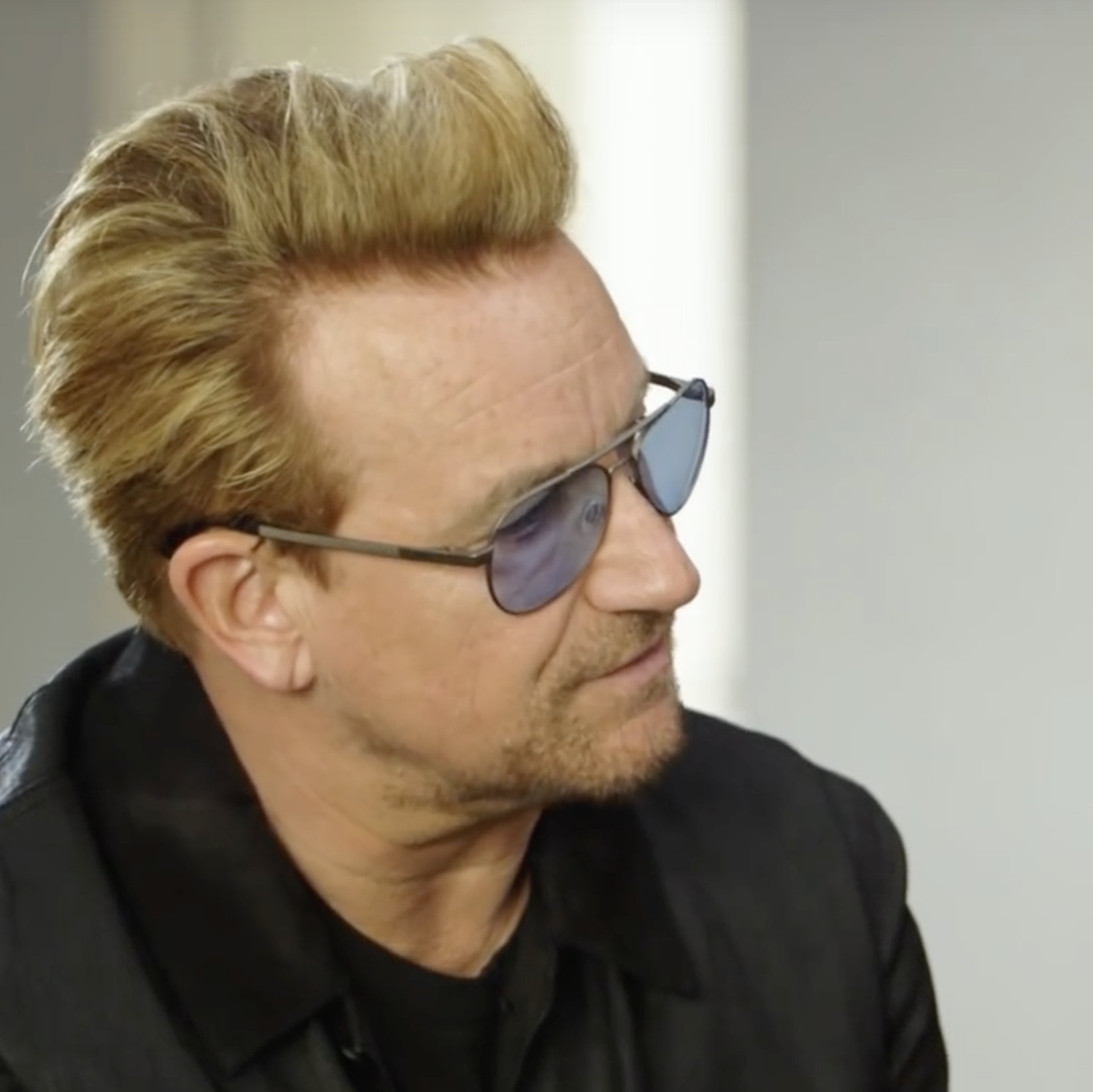 Bono, zanger van de popgroep U2.