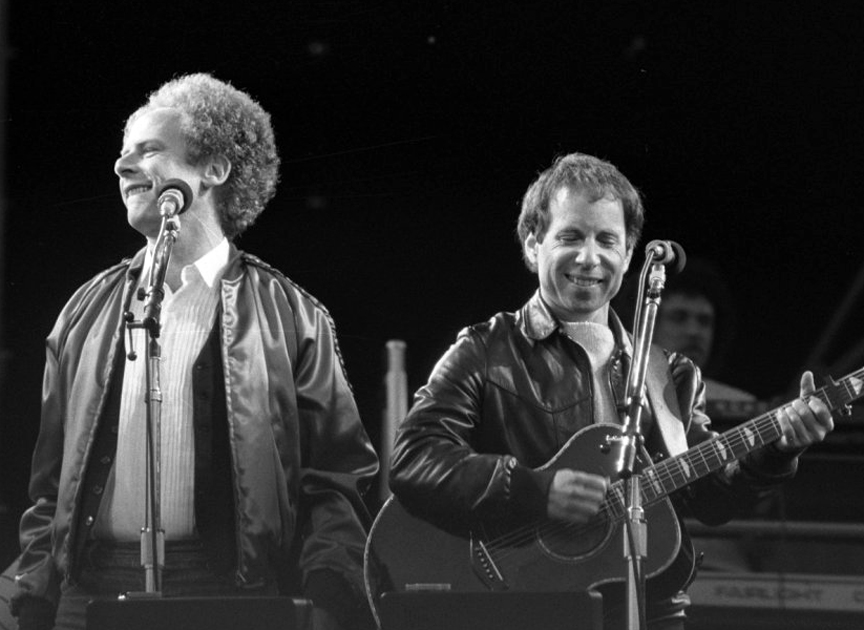 Simon & Garfunkel in 1982