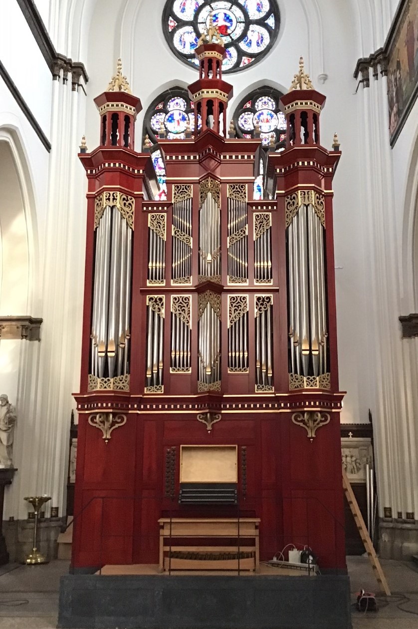 Het fonkelnieuwe barokorgel in de Antwerpse Sint-Norbertuskerk