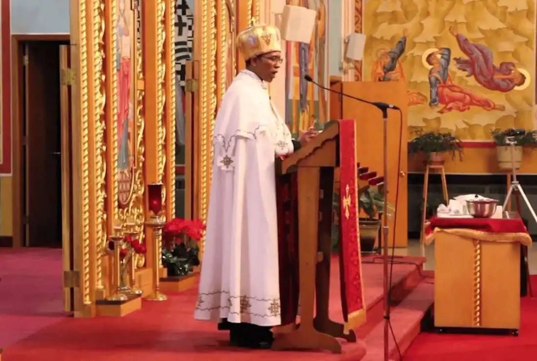 De Eritrese bisschop Fikremariam Hagos Tsalim