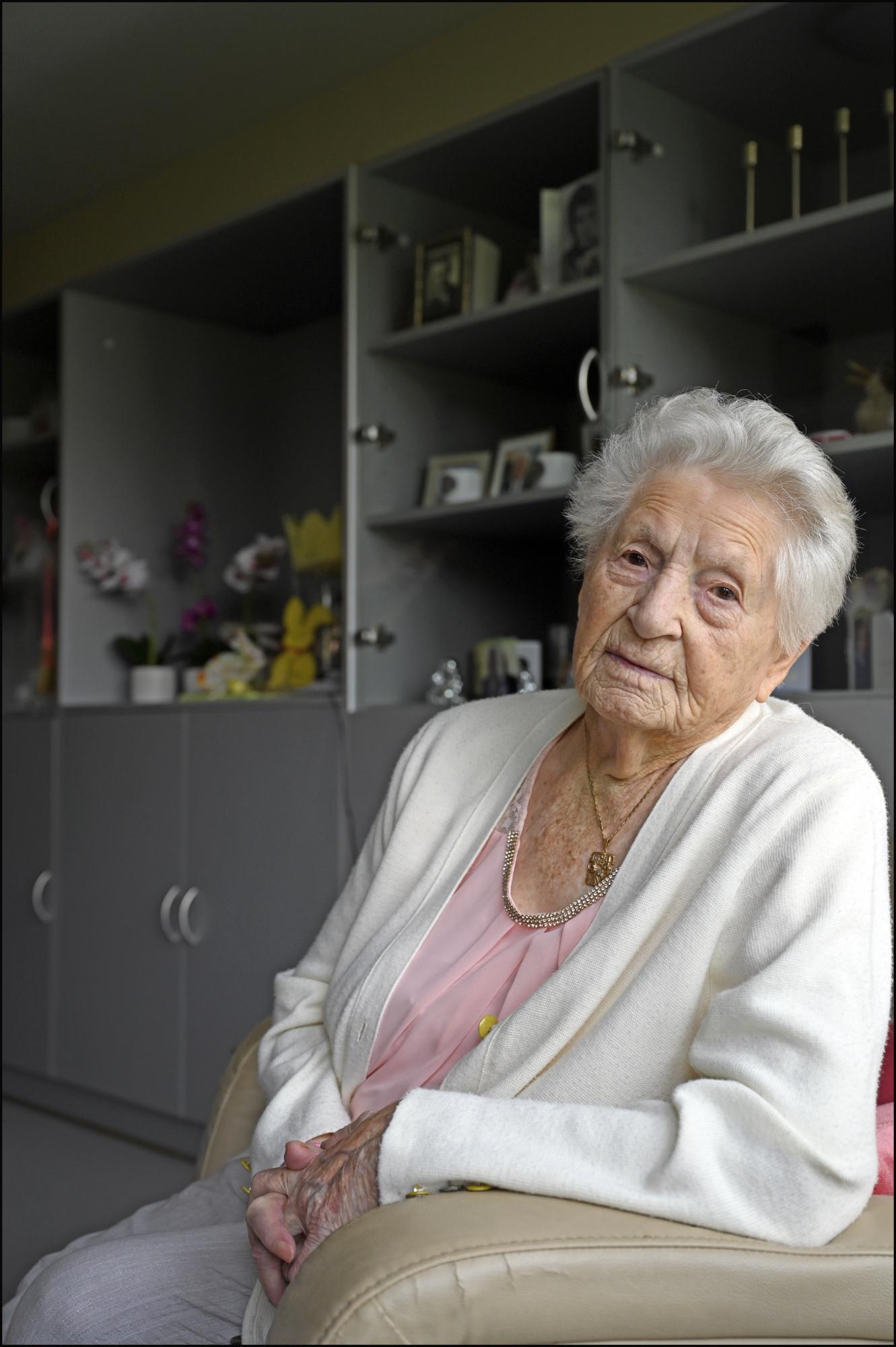 Godelieve Voet bleef tot haar 109de helder van geest en rad van tong.