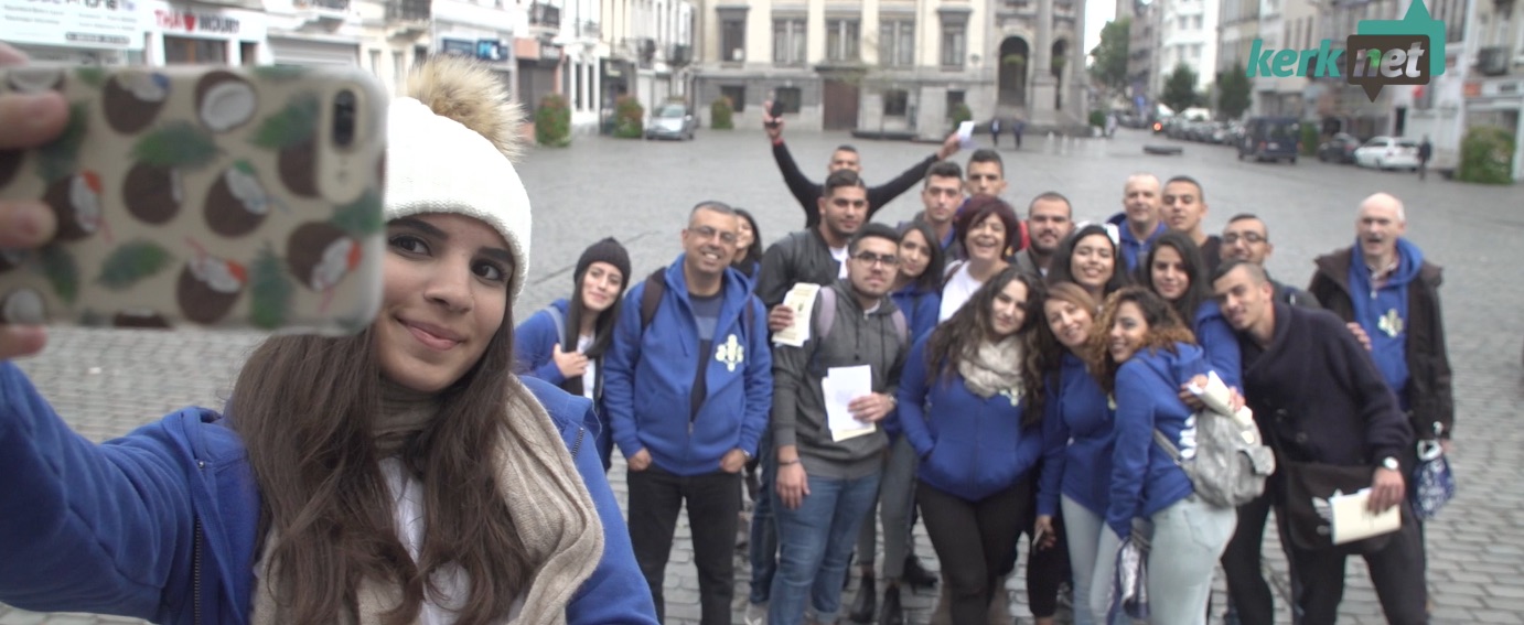 Jongeren uit Haïfa ontdekken het multiculturele Brussel.