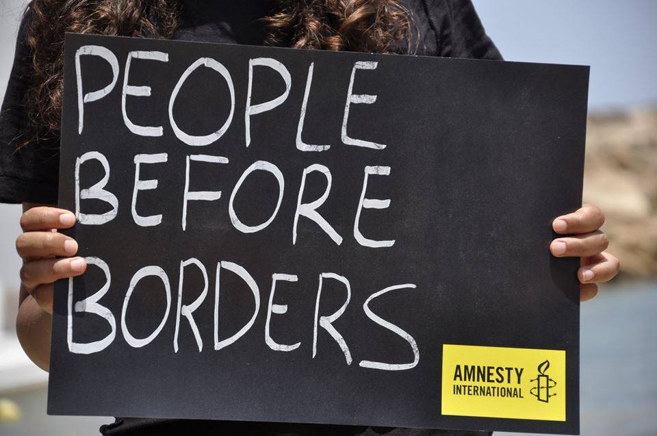 People before borders. Dit is de mening van Amnesty International. © AI