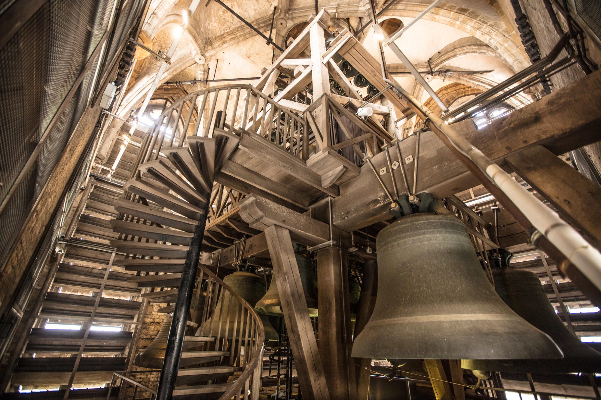 Beiaard in de Sint-Romboutskathedraal in Mechelen.