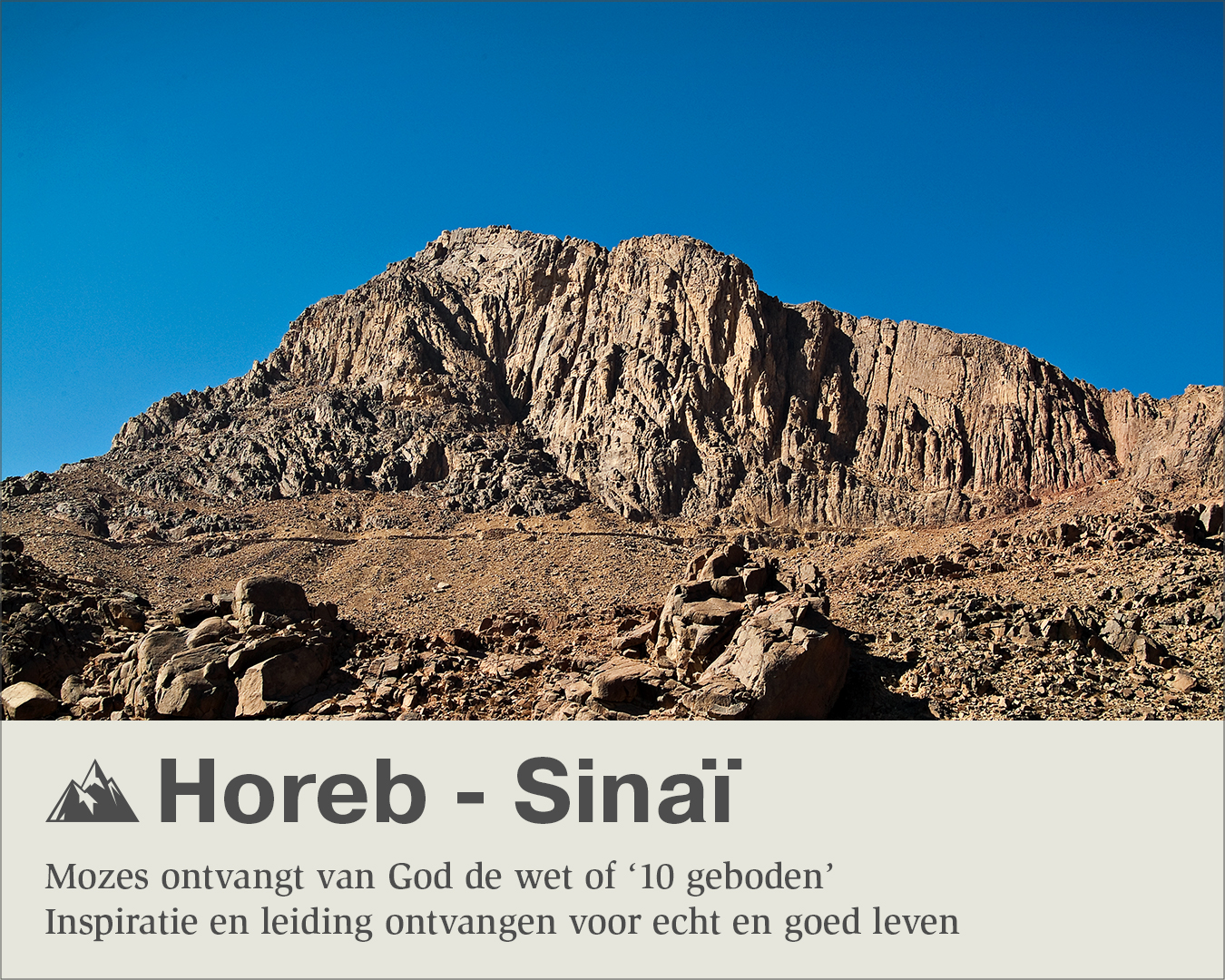 Horeb - Sinaï