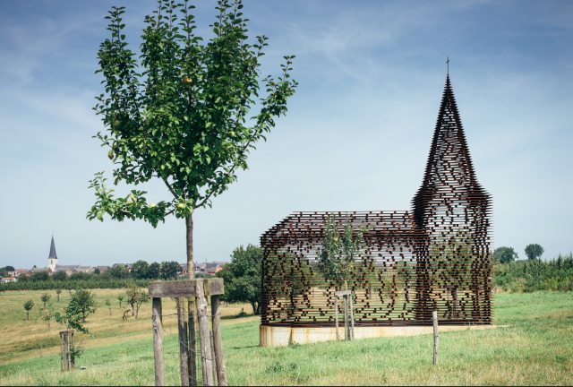 Reading between the lines-kerk in Borgloon. © Olmo Peeters