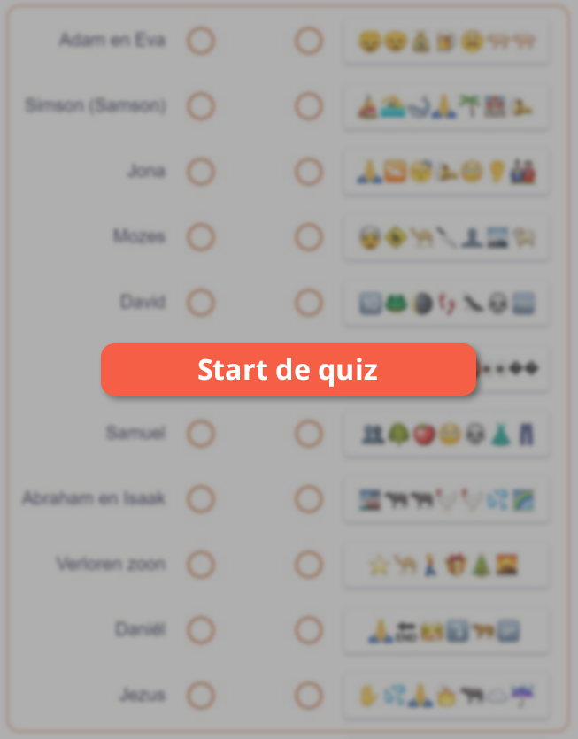 Emoji-Bijbel ~ Doe de quiz!