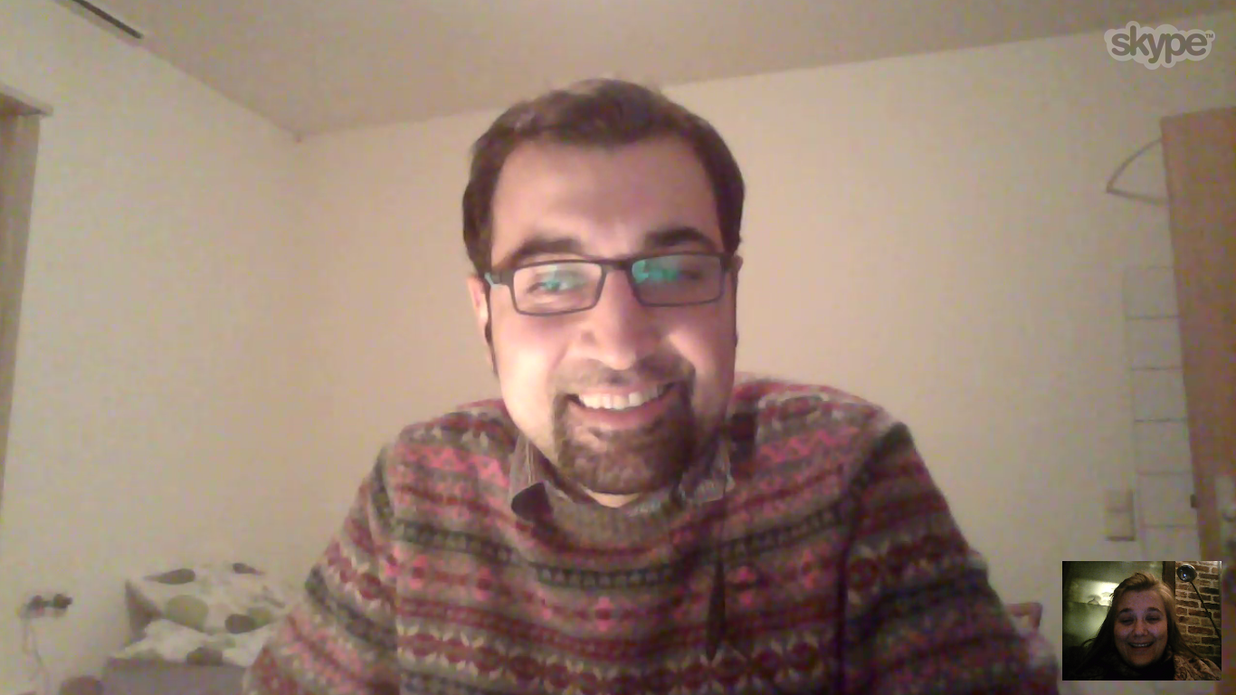 Via Skype houd ik contact met Eyad, een ambitieuze dokter en zielsverwant