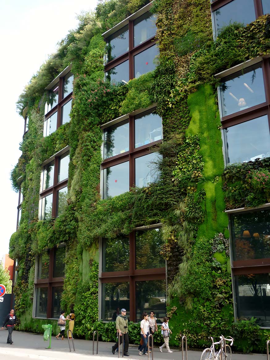 Mur végétal van het Musée du quai Branly - Jacques Chirac in Parijs