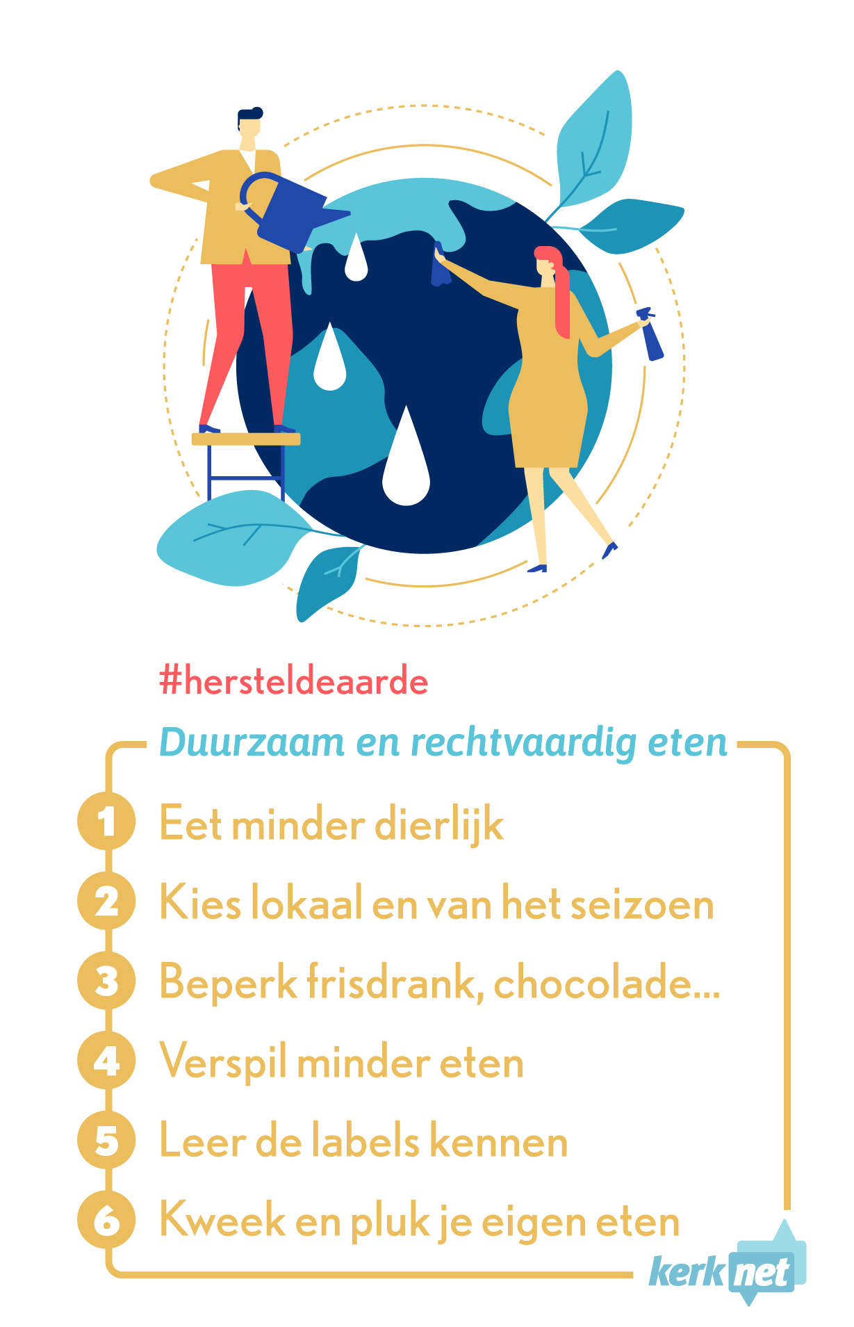 Duurzaam, rechtvaardig én lekker eten #hersteldeaarde