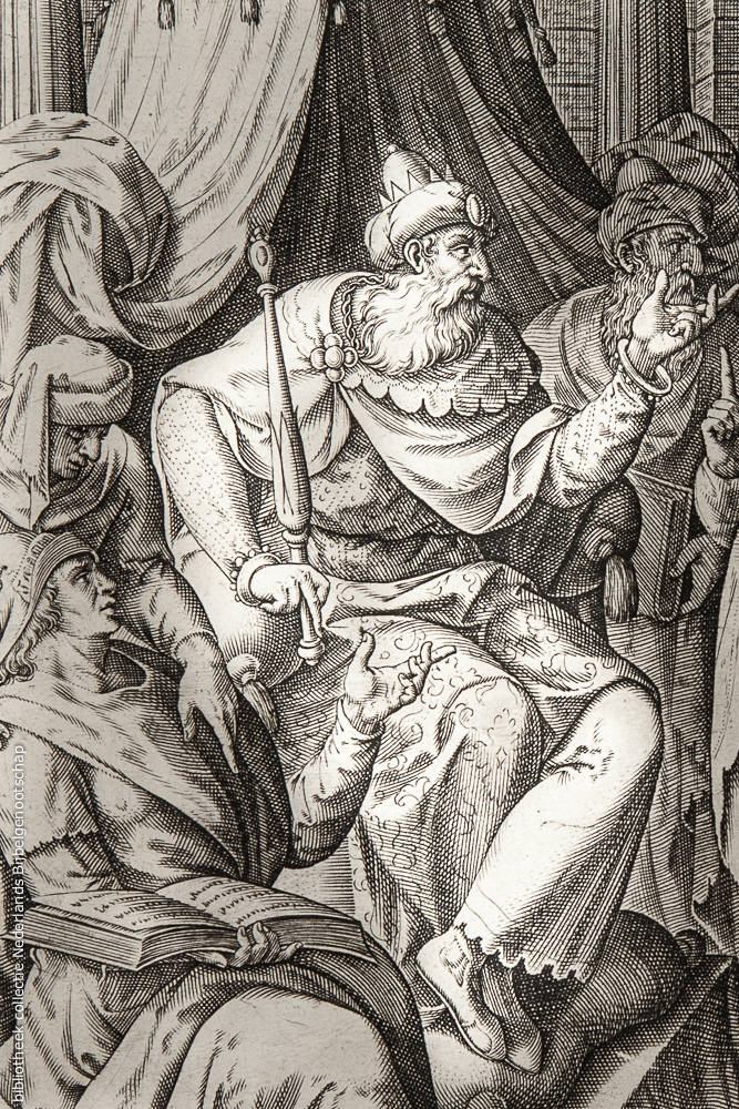 Koning Herodes de Grote getekend door Gerard de Jode, 1585