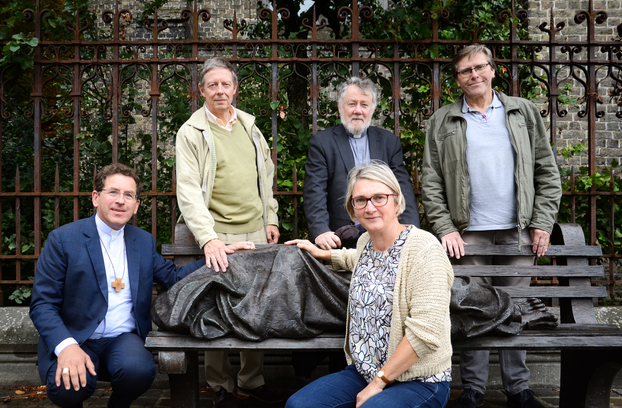 Vlnr Lode Aerts, Baudouin Van Overstraeten, Jean Kockerols, Griet Demeestere, Dominique Ballegeer