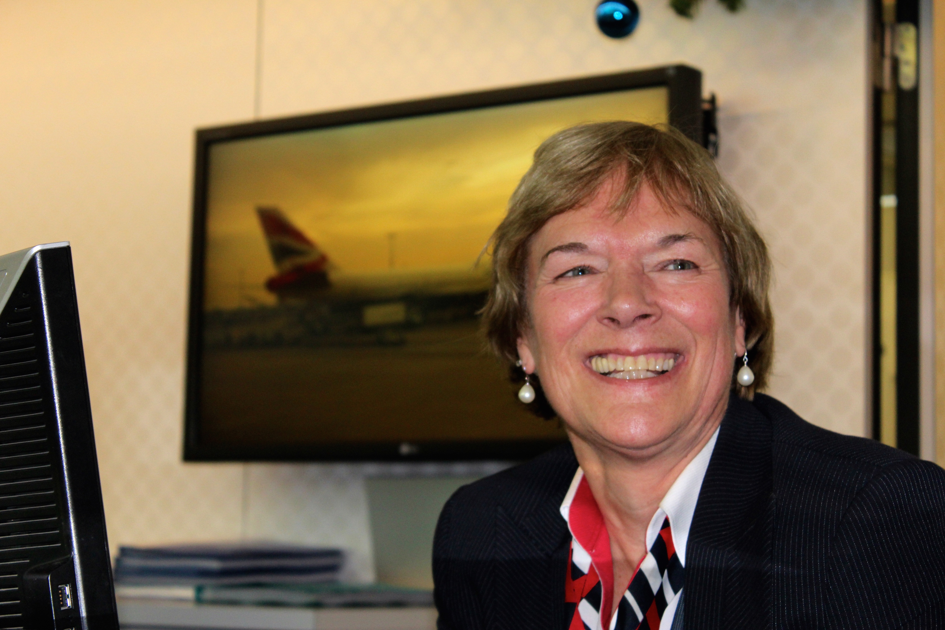 Marjan Niemantsverdriet: 'De luchthaven is als een dorp.' © LW