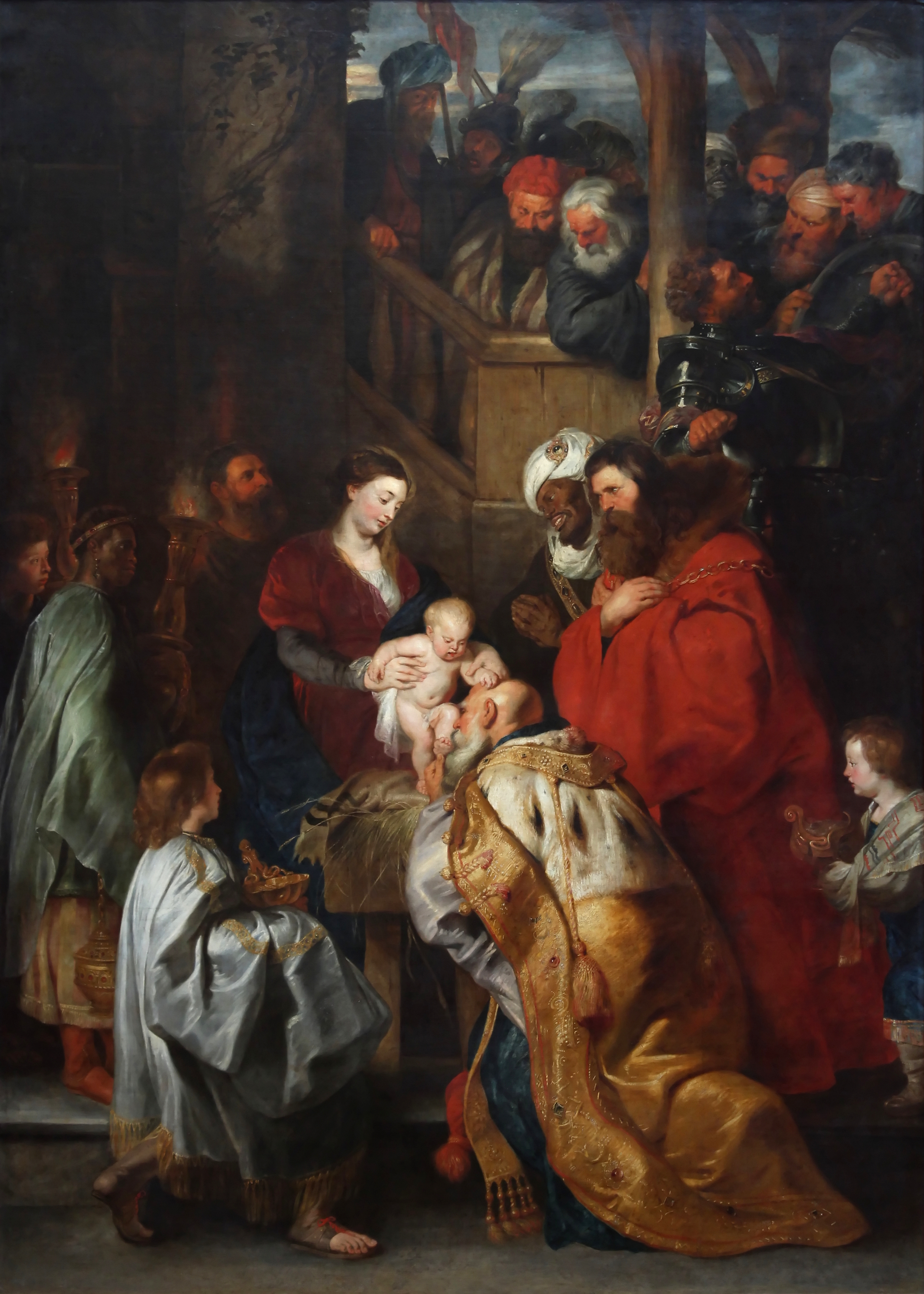 Peter Paul Rubens (1577-1640). Aanbidding der wijzen