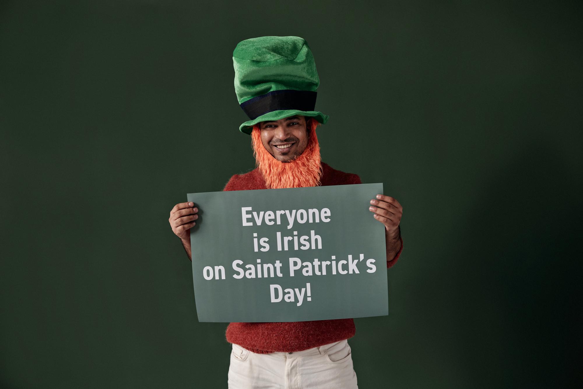 Iedereen is Iers op Saint Patrick's Day!