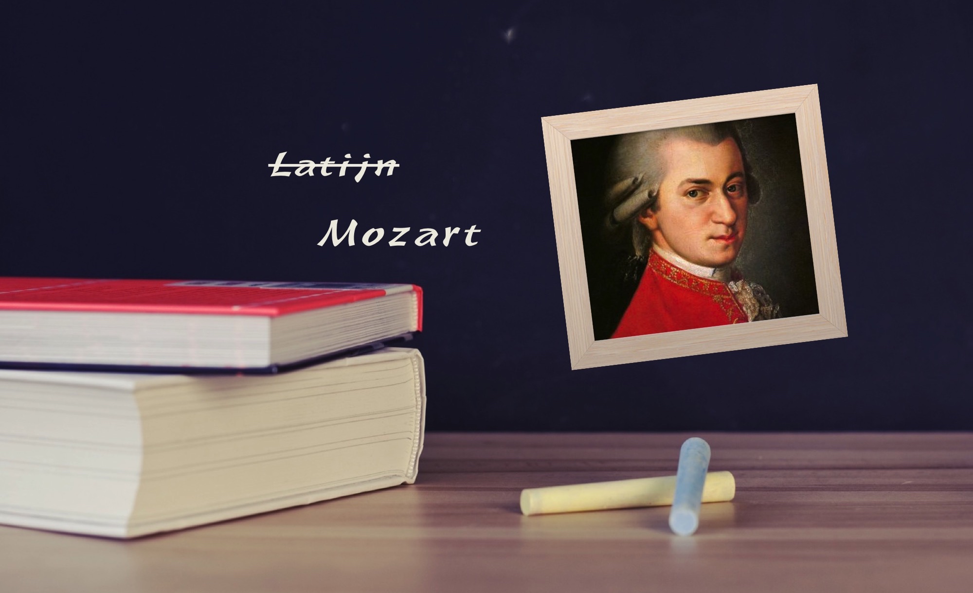 Als een leraar Latijn Mozart binnensmokkelt.