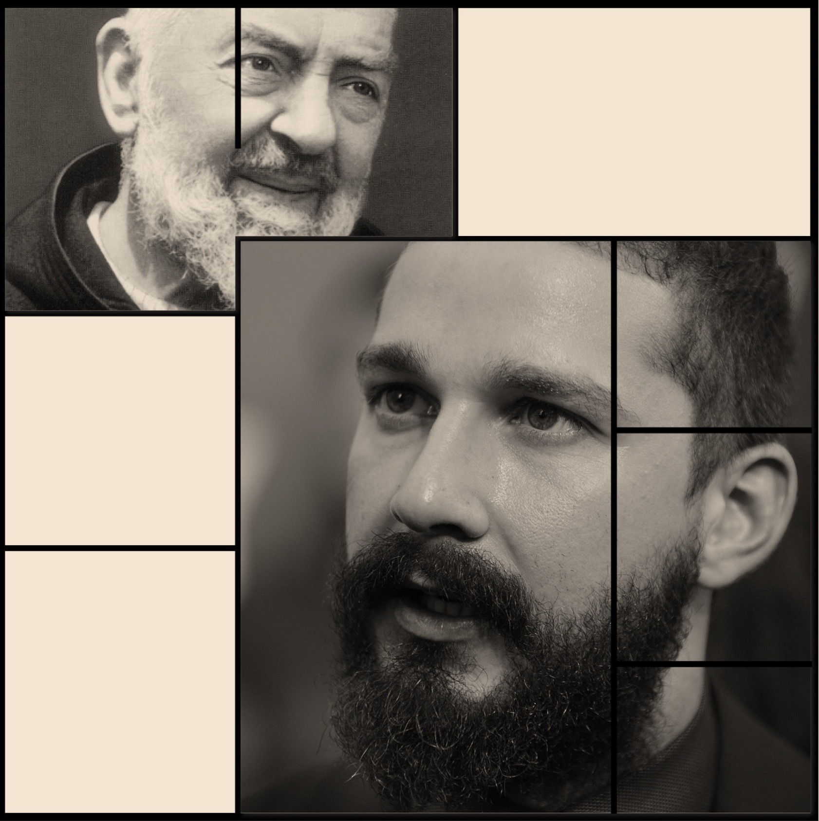 Shia LaBeouf speelt pater Pio in de film 'Padre Pio'.