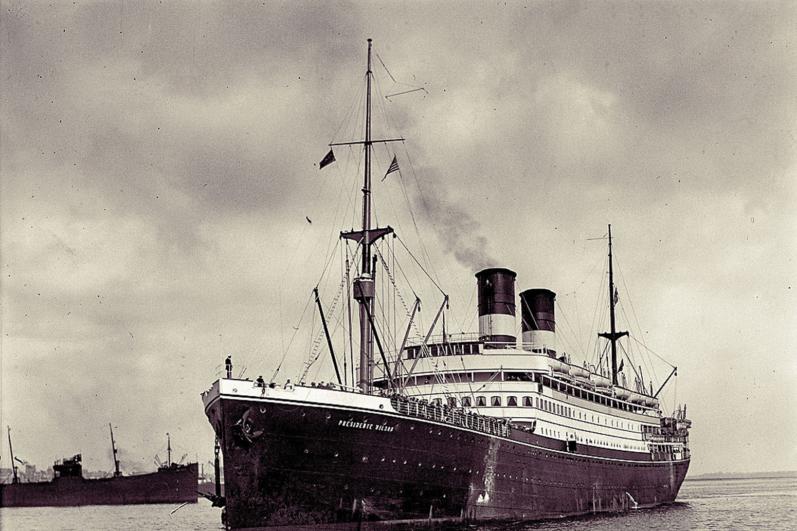 De S.S. President Wilson, de stoomboot waarmee kardinaal O'Connell naar het conclaaf van 1922 racete.