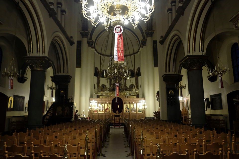 Paasnacht in orthodoxe katthedraal Brussel met metropoliet Athenagoras