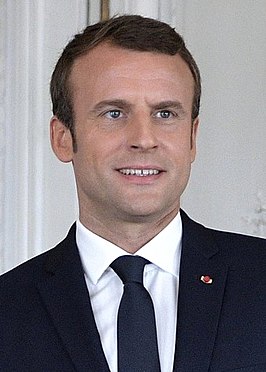 De Franse president Macron