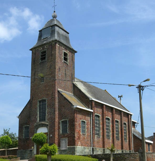 De Sint-Pieterskerk in Leerbeek (Gooik)