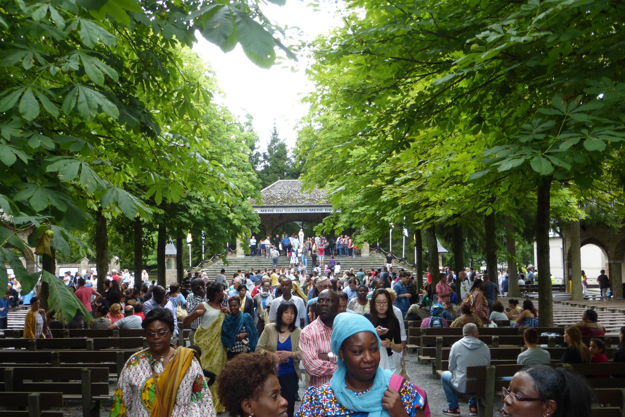 Hoogdag in Banneux op 15 augustus 2022