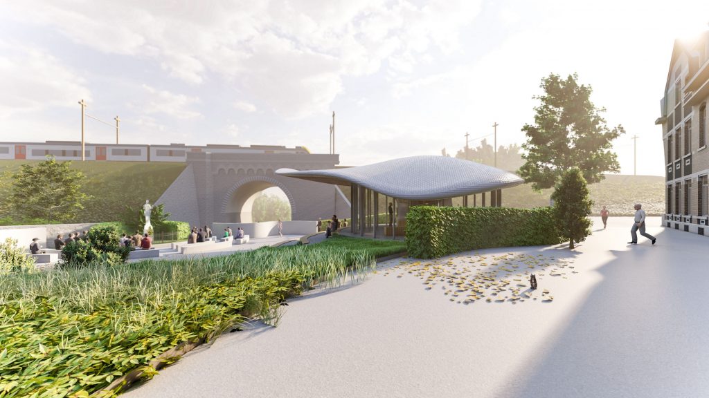 Het ontwerp voor de nieuwe tuin der verschijningen in Beauraing