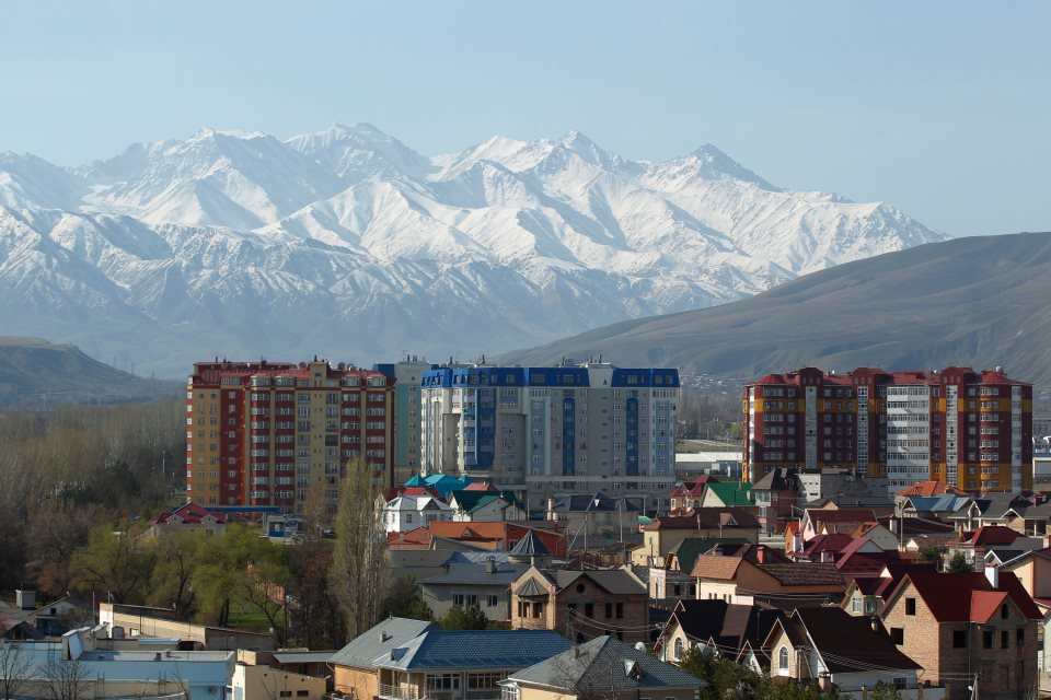 Biškek, de hoofdstad van Kirgizië 