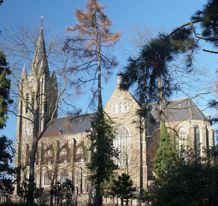 De Sint-Hubertkerk in Bosvoorde