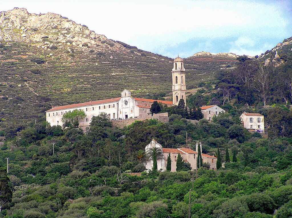 Klooster Saint Dominique van de broeders van Saint Jean in Corbara (Corsica) waar de opnames plaatsvonden van 'Bienvenue au monastère'