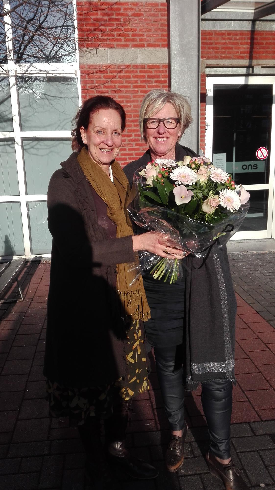 Voorzitter Nic Van Gool en directeur Monique De Dobbeleer van KVLV, Vrouwen met vaart