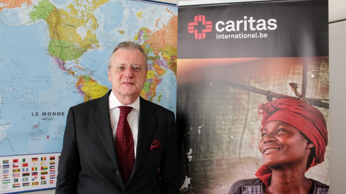 Frank De Coninck, de voorzitter van Caritas International