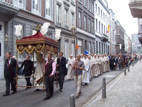 Sacramentsprocessie in Luik
