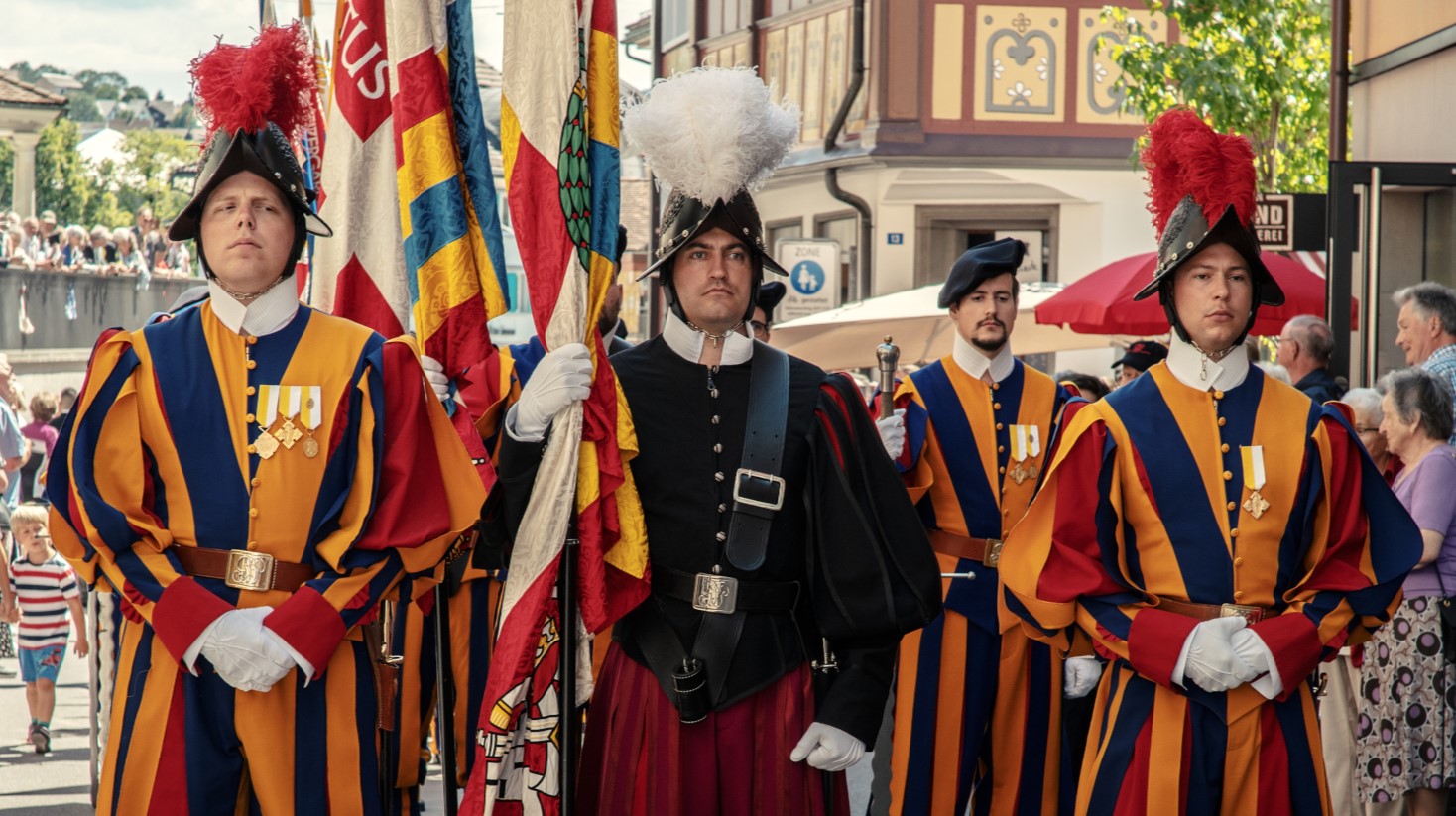 Het eeuwfeest van oud-gardisten in Appenzell