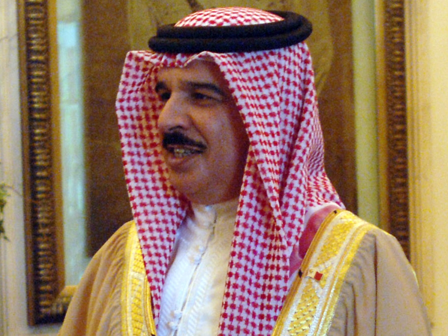 Koning Hamad bin Isa Al Khalifa van Bahrein