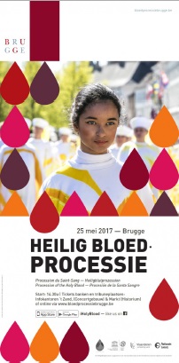 De affiche van de Heilig Bloedprocessie 2017