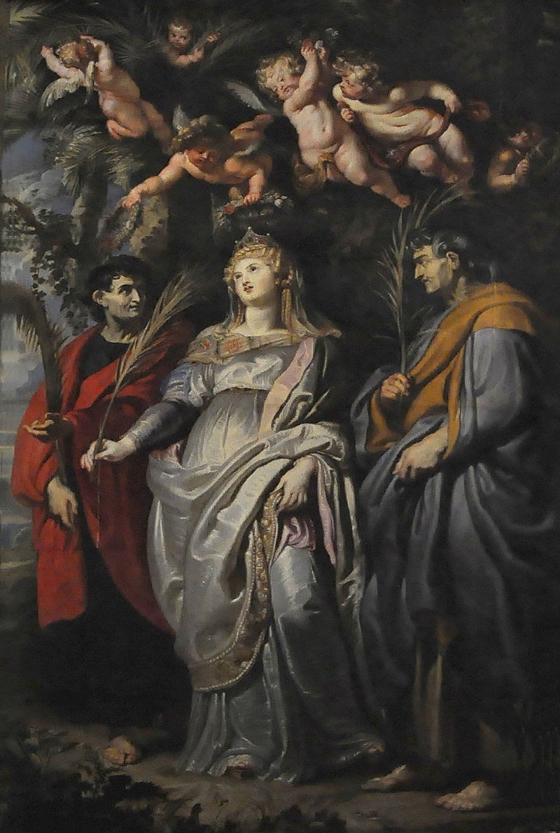 De Heilige Domitilla van Peter Paul Rubens uit de Chiesa Nuova