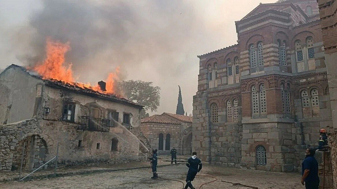 De brand in het klooster