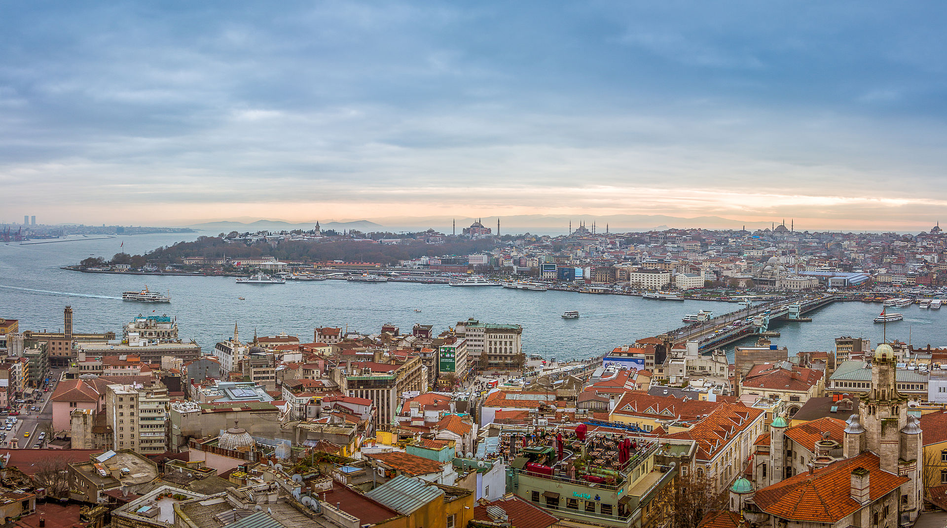 Panorama van Istanbul