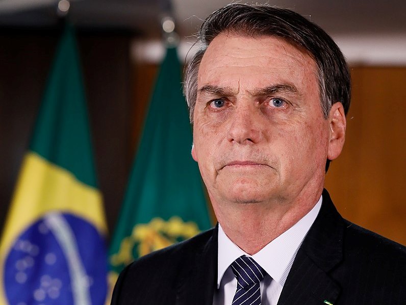 De Braziliaanse president Jair Bolsonaro