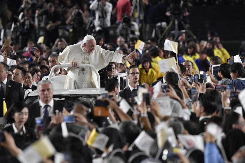 Paus Franciscus in Japan