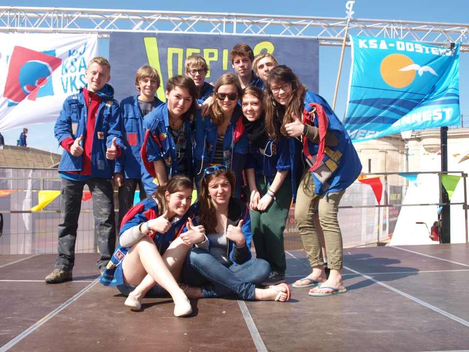 Samen groep vormen en op tocht