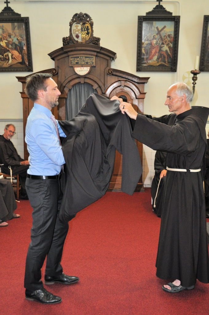 Gentenaar Koen Van Durme werd op 9 augustus 2020 ingekleed als franciscaan.