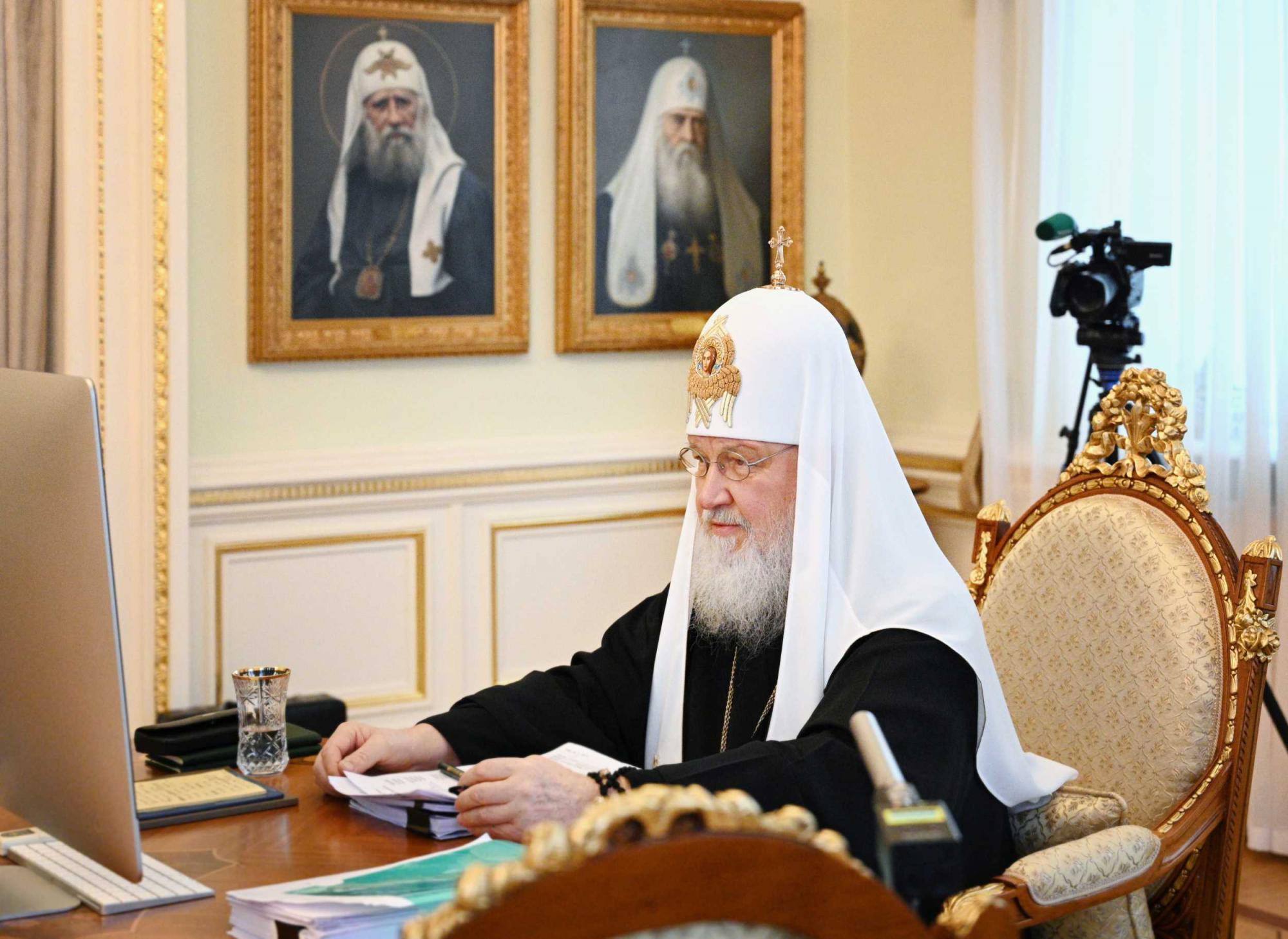 De Russisch-orthodoxe patriarch Kyrill